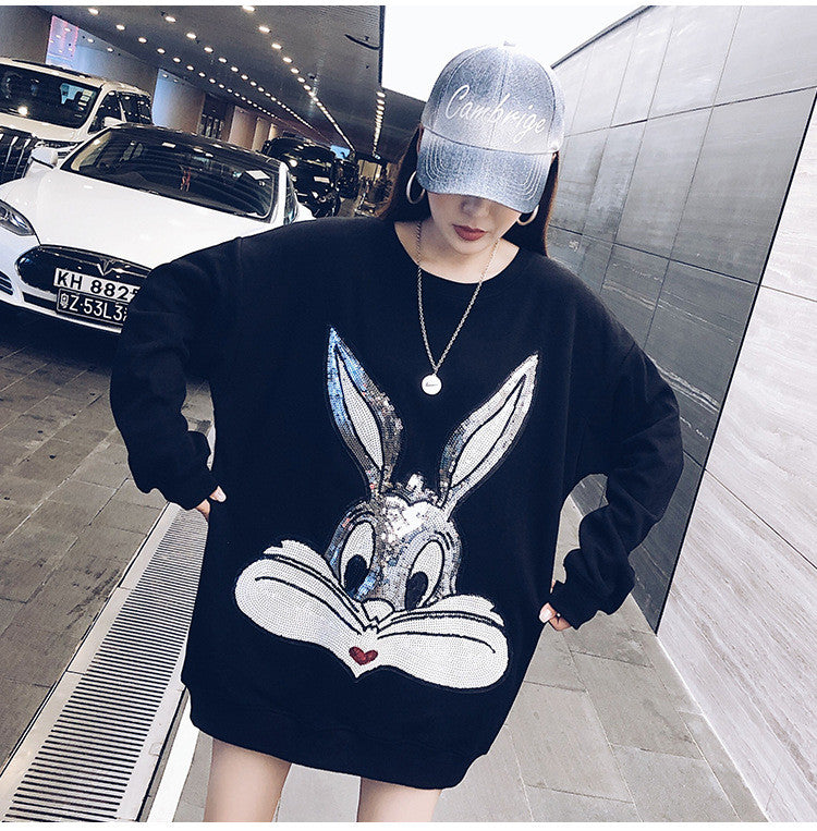 Maxi felpa Bugs Bunnie Pailettes