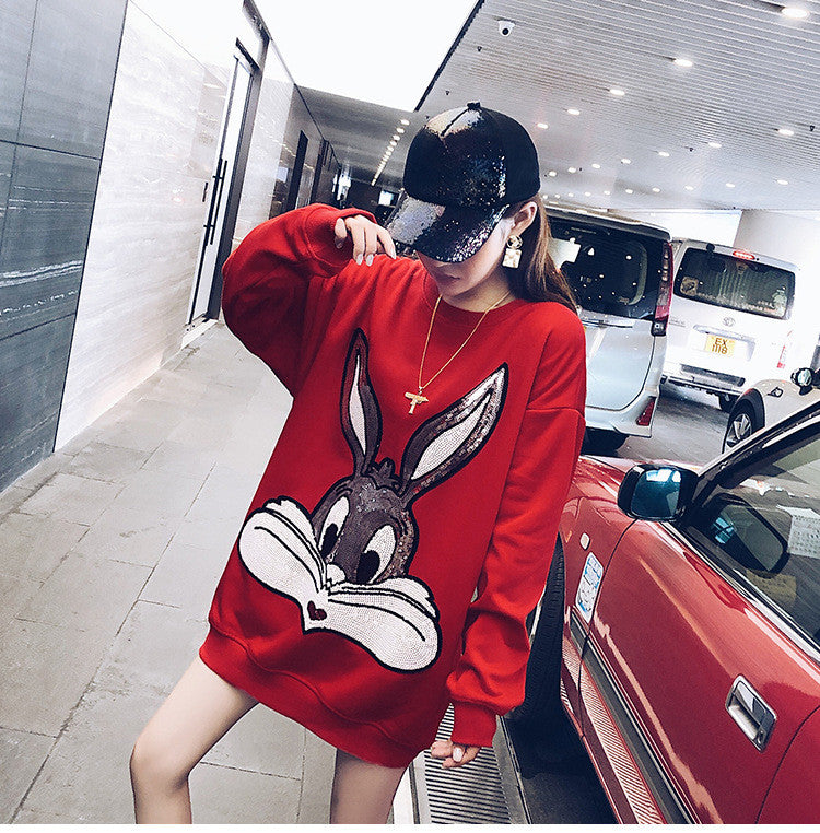 Maxi felpa Bugs Bunnie Pailettes