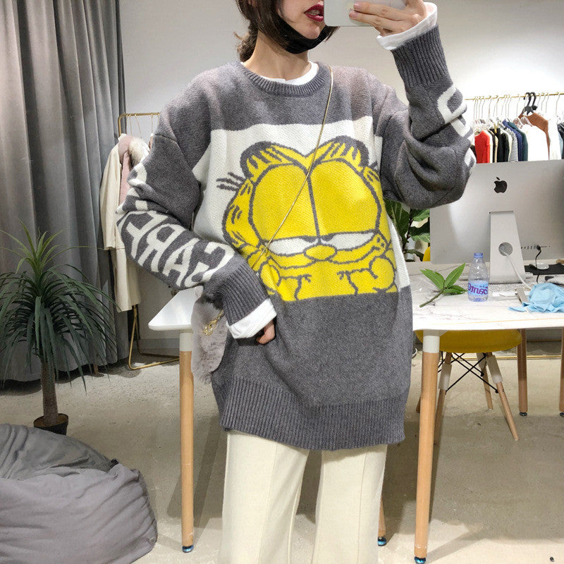 Maxi maglione Garfield