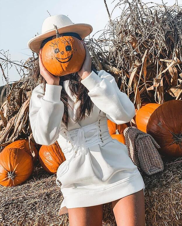 Maglia felpa bustier