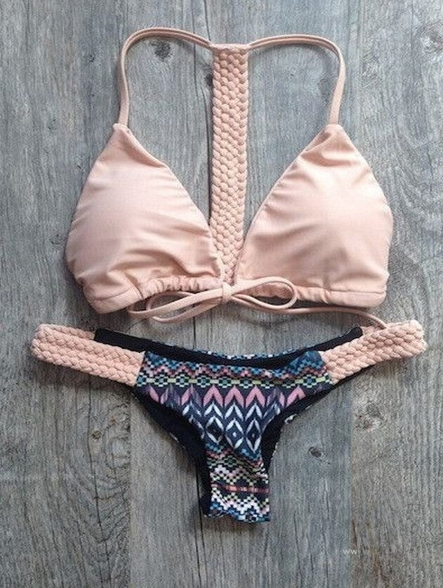 Bikini pink aztech gallery S-M-L — Dream Shop