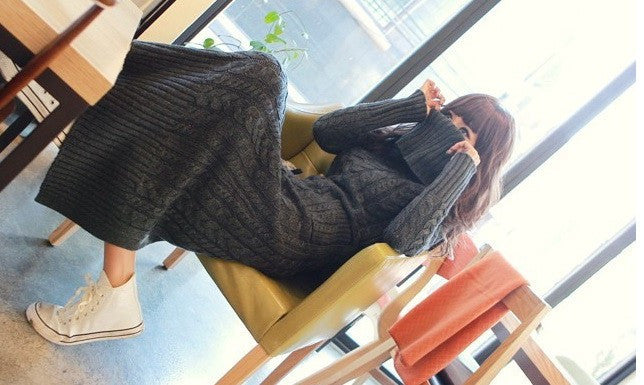 Maxidress in maglia Kleope