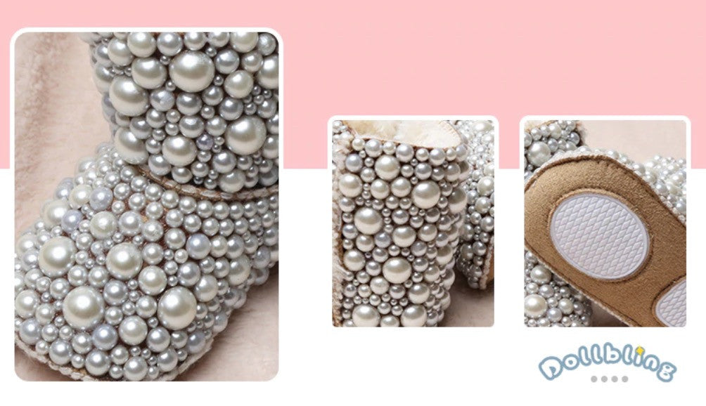 Mini boots perle