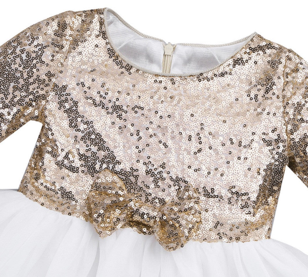 Abito bimba sequinbowwy