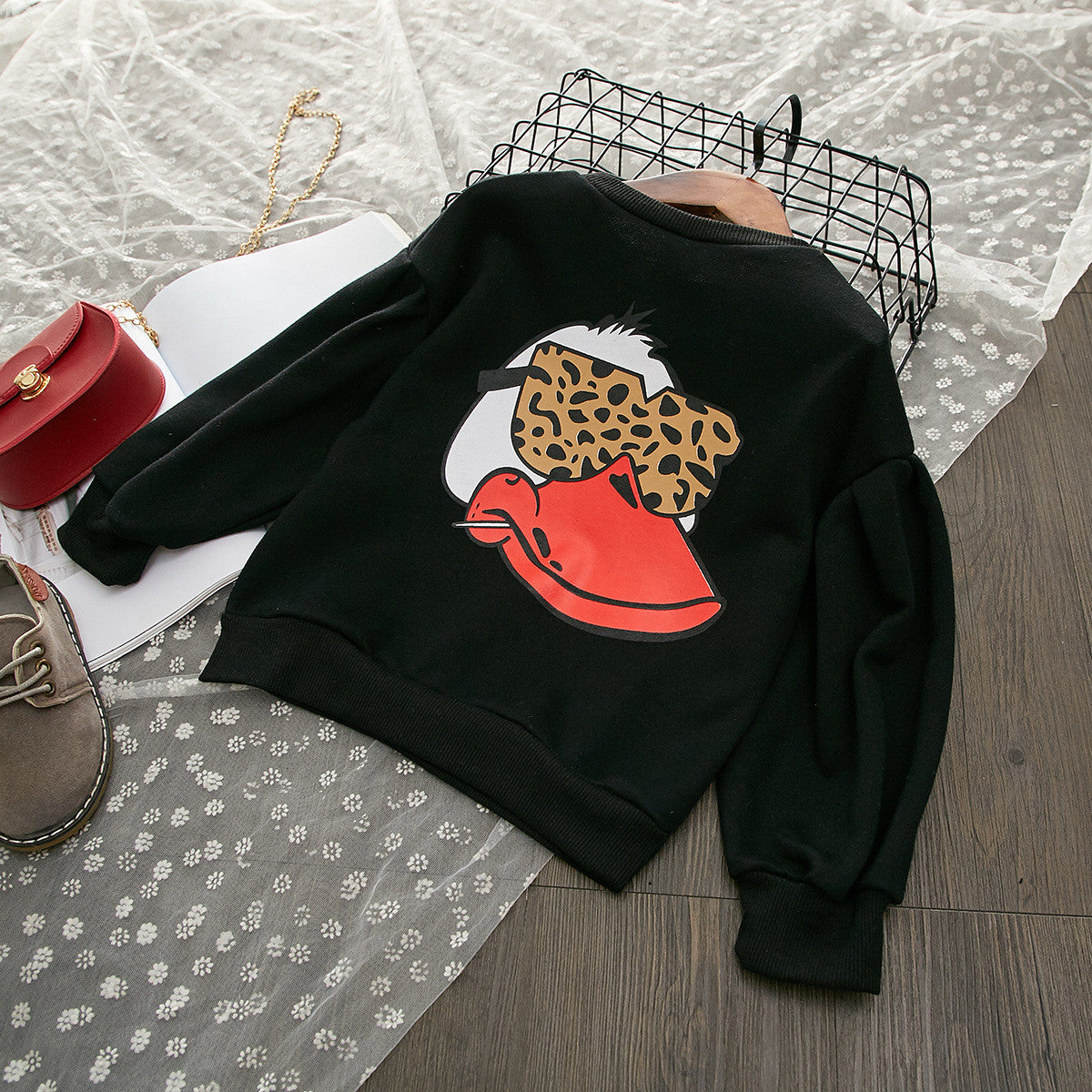 Completo baby leopard duck