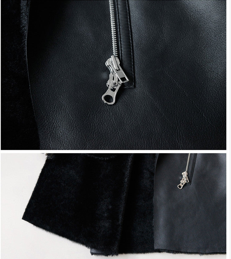 Parka lungo ecopelle