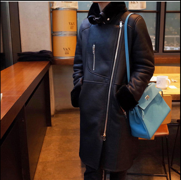 Parka lungo ecopelle