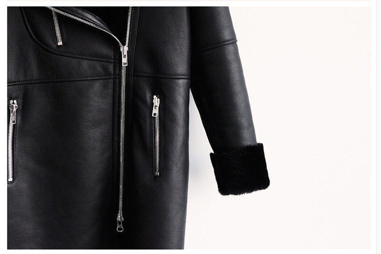 Parka lungo ecopelle