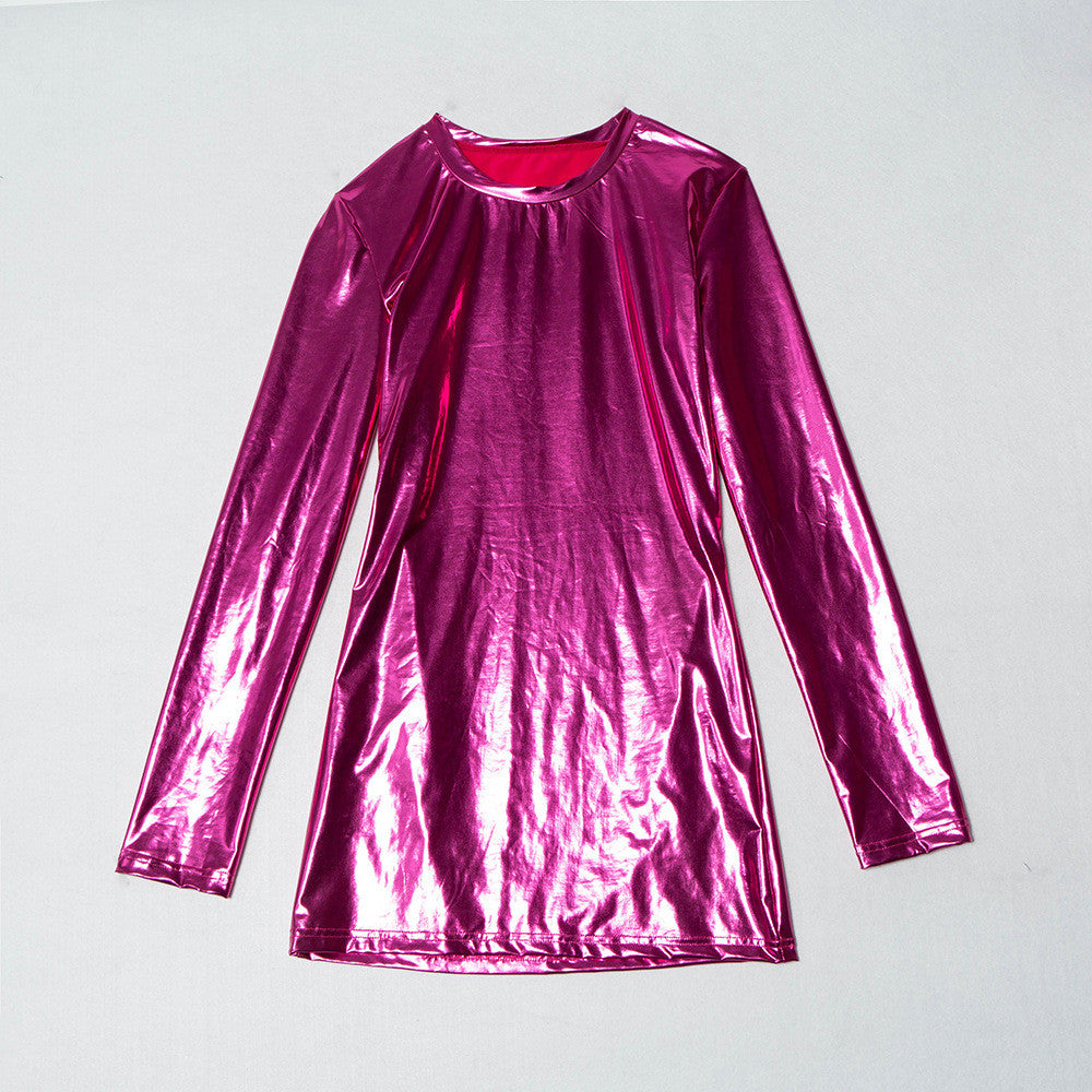 Metallik pink Dress