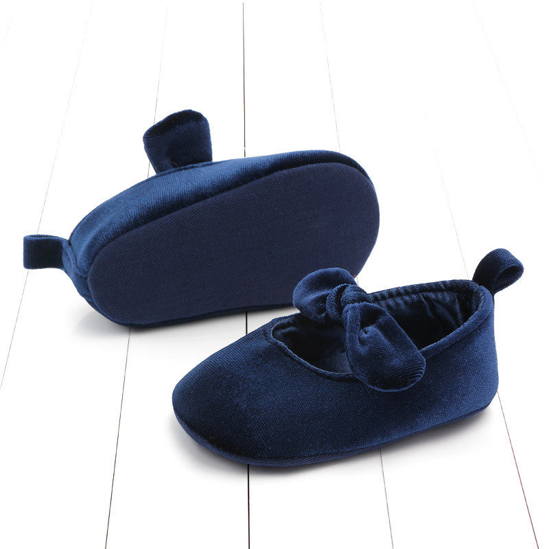 Scarpette e fascia velluto Baby