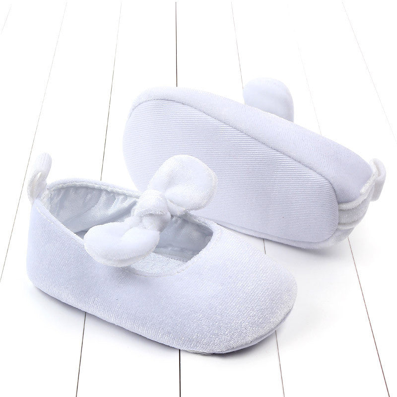 Scarpette e fascia velluto Baby