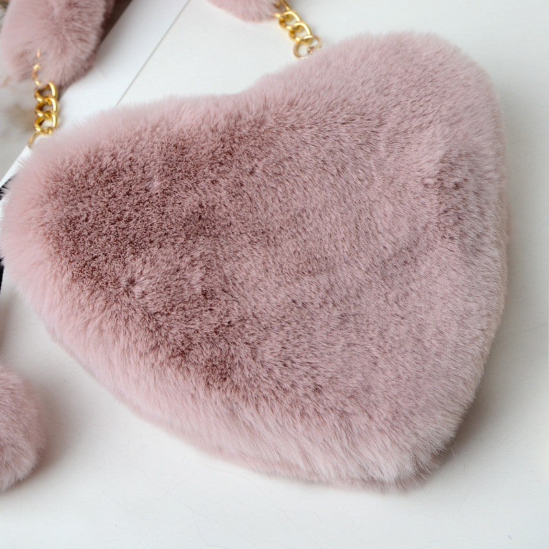 Borsa peluches heart manici