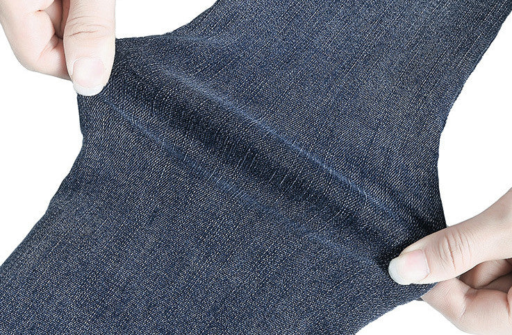 Jeans imbottiti con pelo