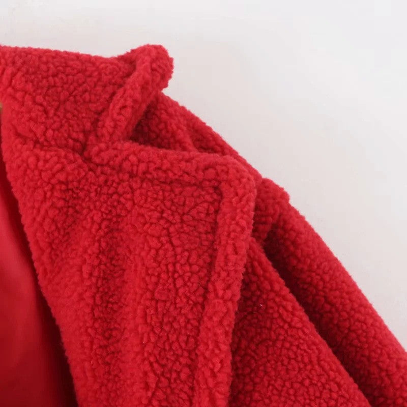 Maxi cappotto peluches