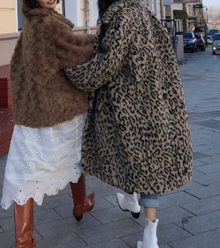 Maxi cappotto peluches