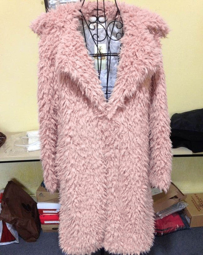 Cappotto lana riccia