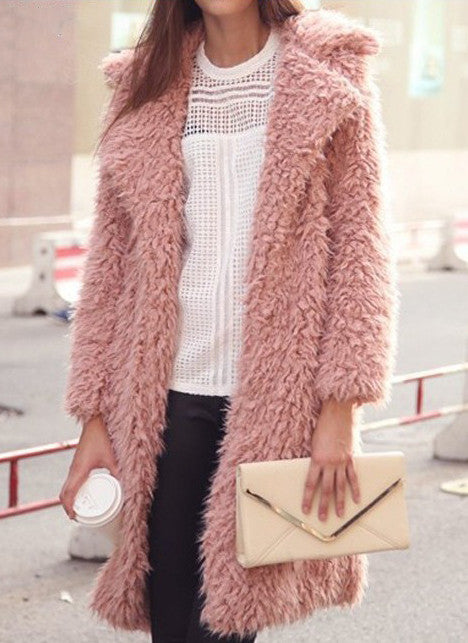 Cappotto lana riccia