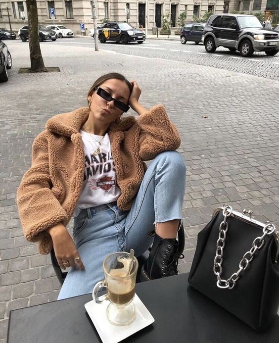 Teddy corto lana riccia