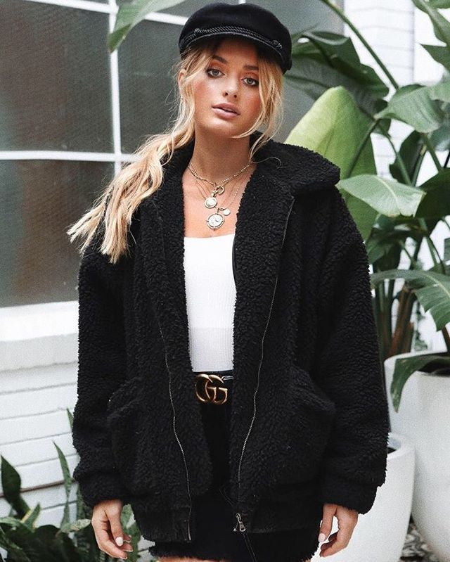 Teddy corto lana riccia