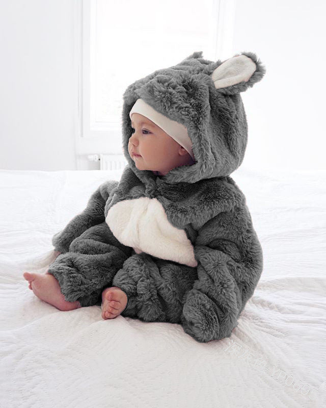 Baby tutina pink rabbit ciniglia