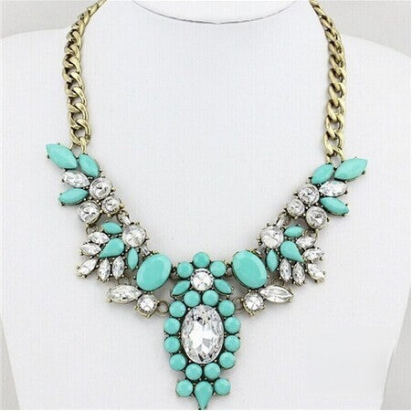 Collana Crystal - versione azzurro | Dream Shop