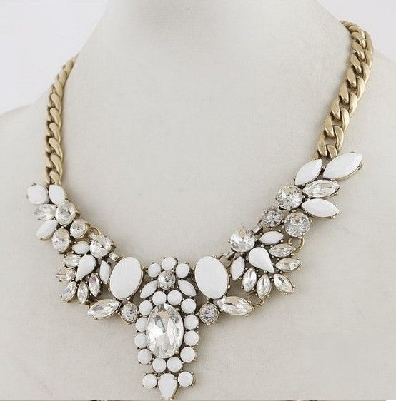 Collana Crystal - versione bianco | Dream Shop