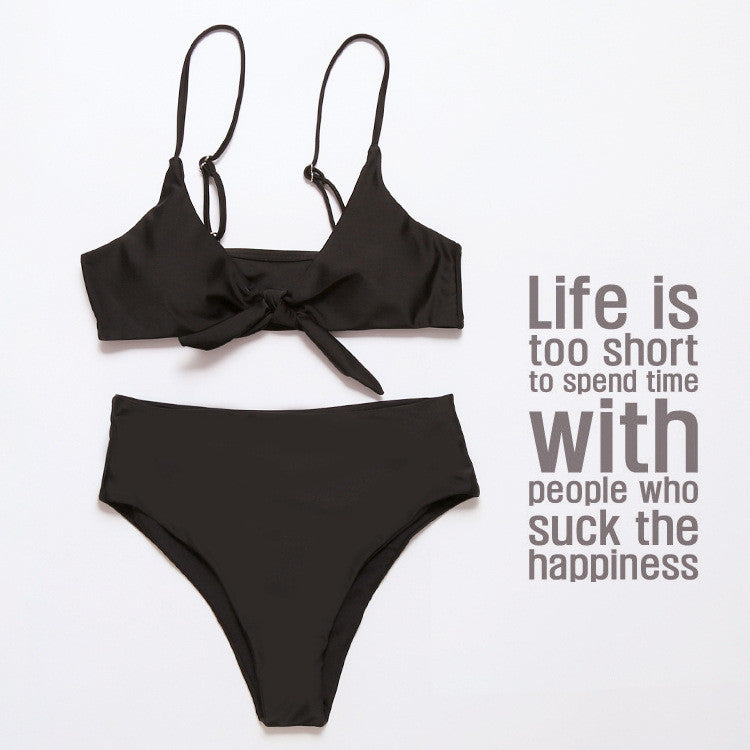 Bikini vita alta dolcevita