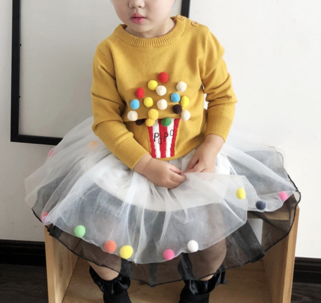 Maglioncino baby pop-corn