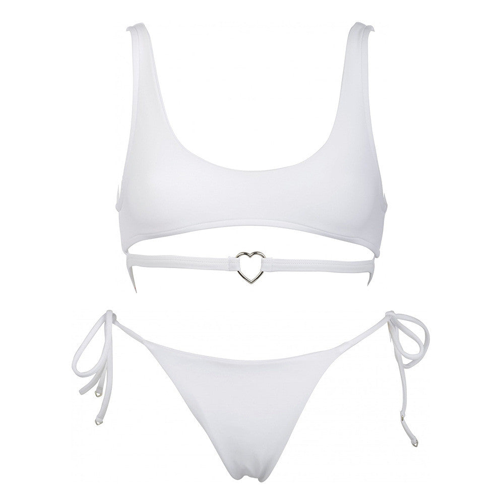 Bikini cuoricino metallo