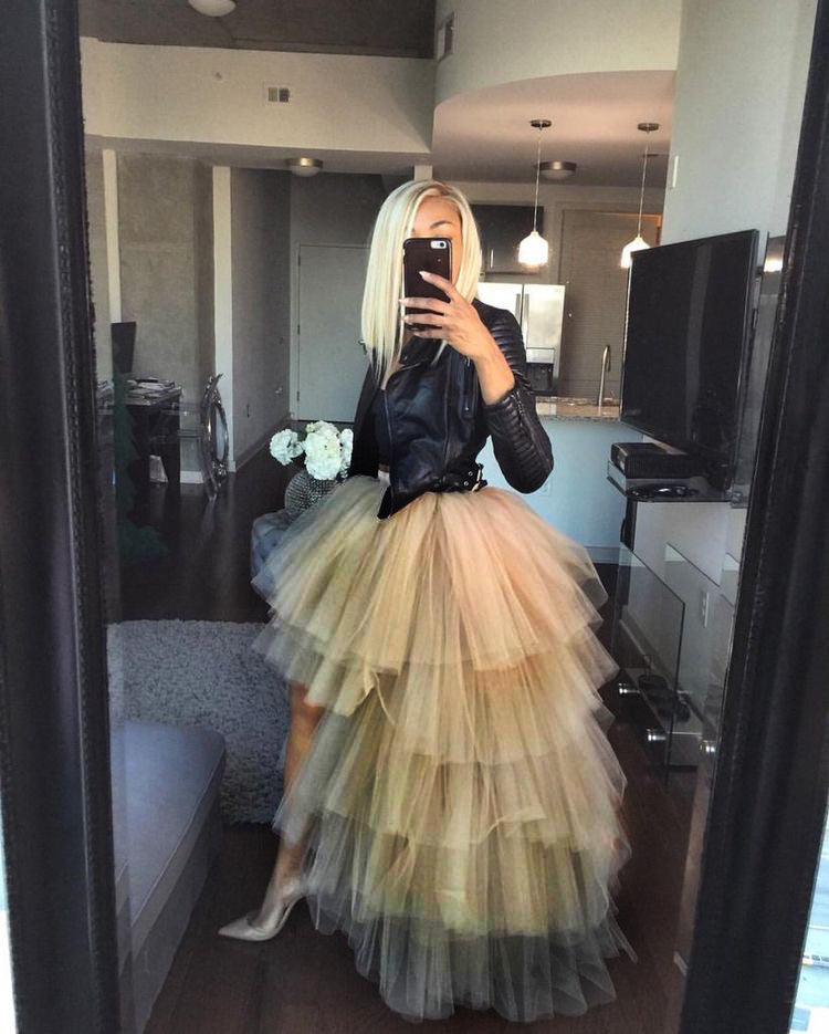 Maxigonna tulle Vips