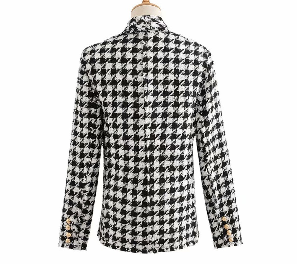 Blazer Pied De Poule