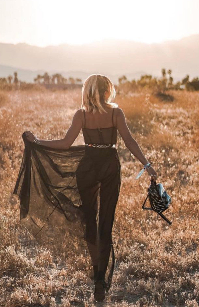 Maxiabito lungo tulle corsets