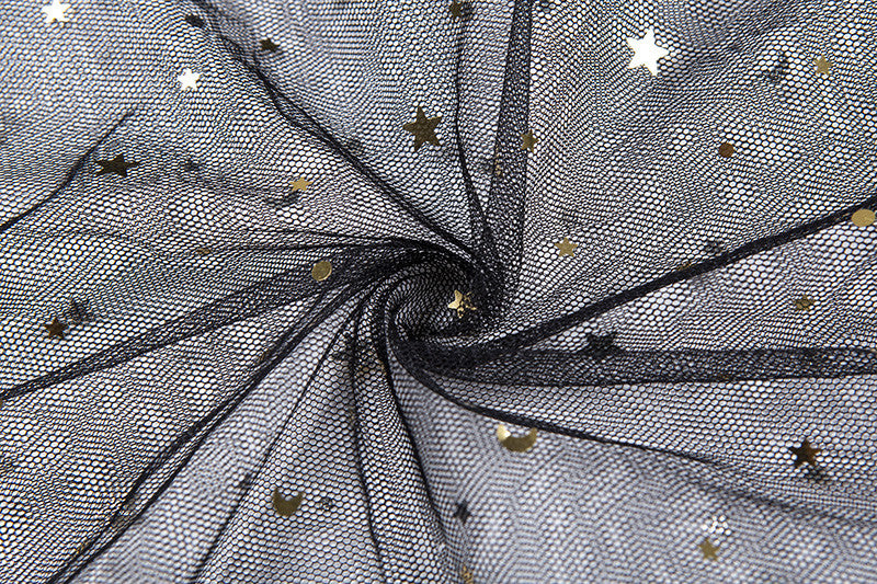 Maxigonna in tulle e strass Dindy