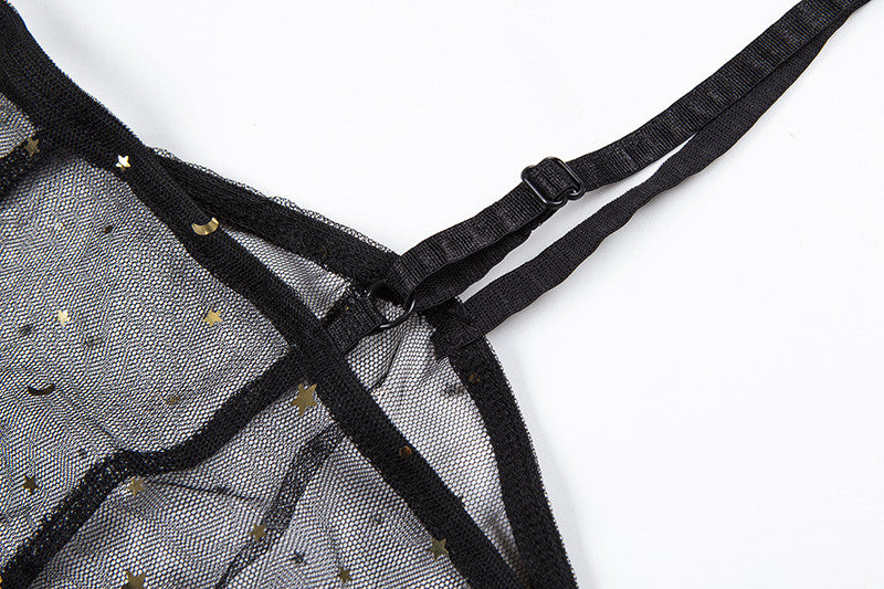 Maxidress tulle constellation