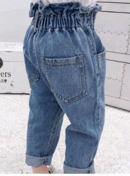 Jeans bimba caramella