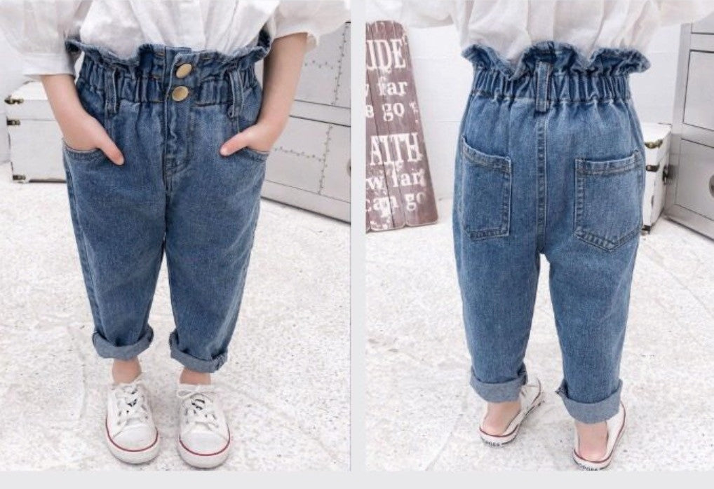 Jeans bimba caramella