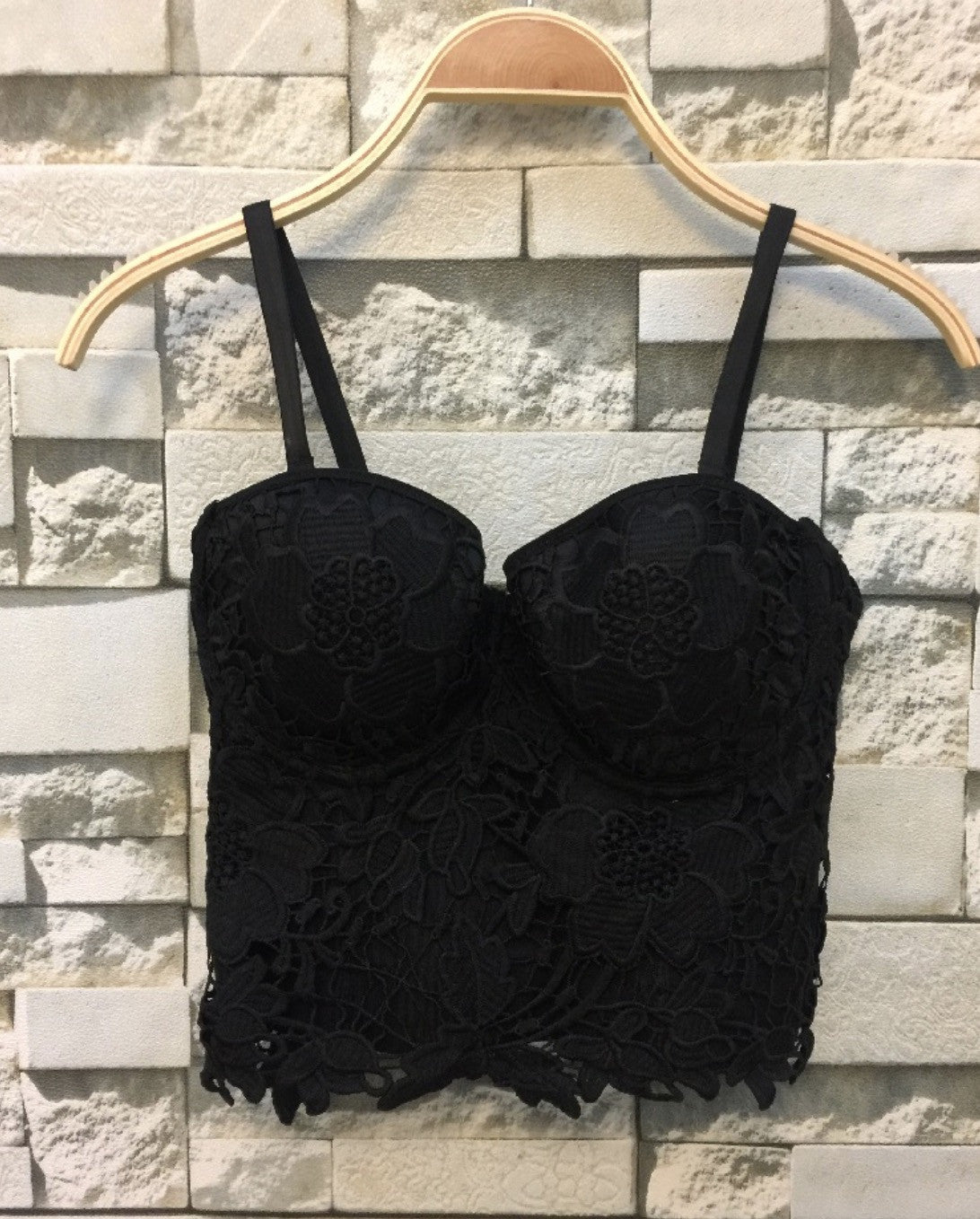 Crop Top flower laces