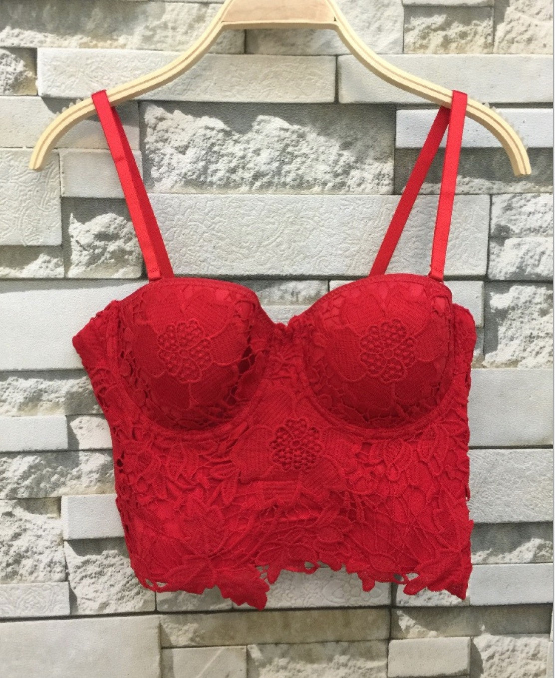 Crop Top flower laces