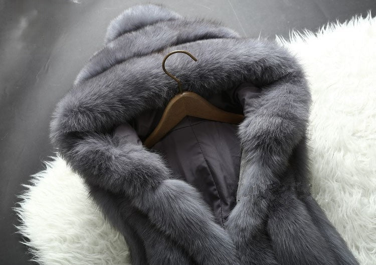 Smanicato ecopelliccia Foxys dettaglio pelo effetto volpe — Dream Shop