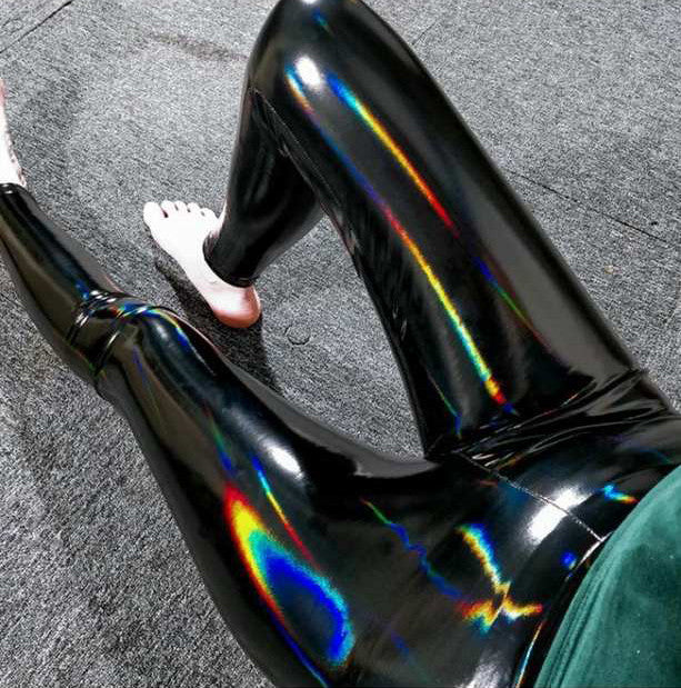 Leggings vinile rainbow
