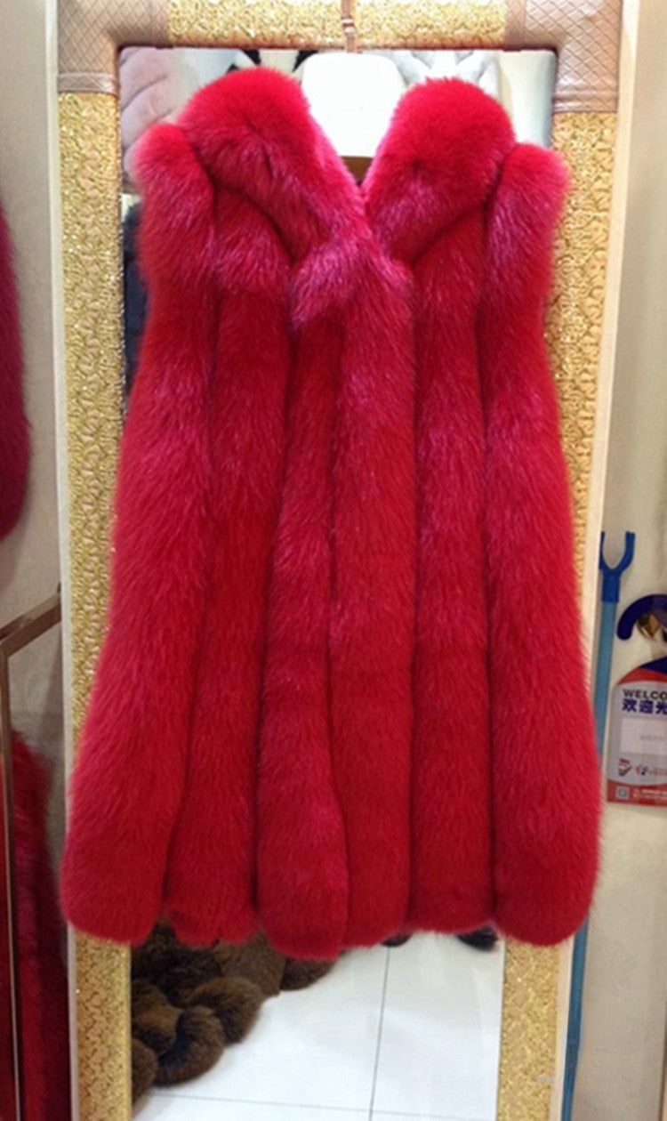 Smanicato ecopelliccia Foxys vista laterale — Dream Shop