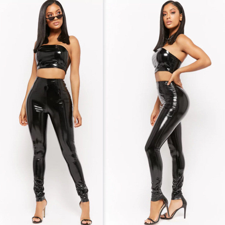 Leggings superlucidi in vinile