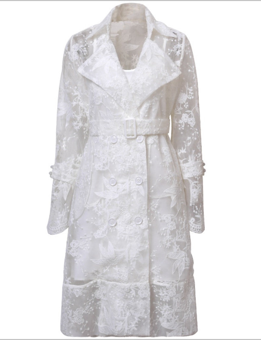 Trench in pizzo Geisha