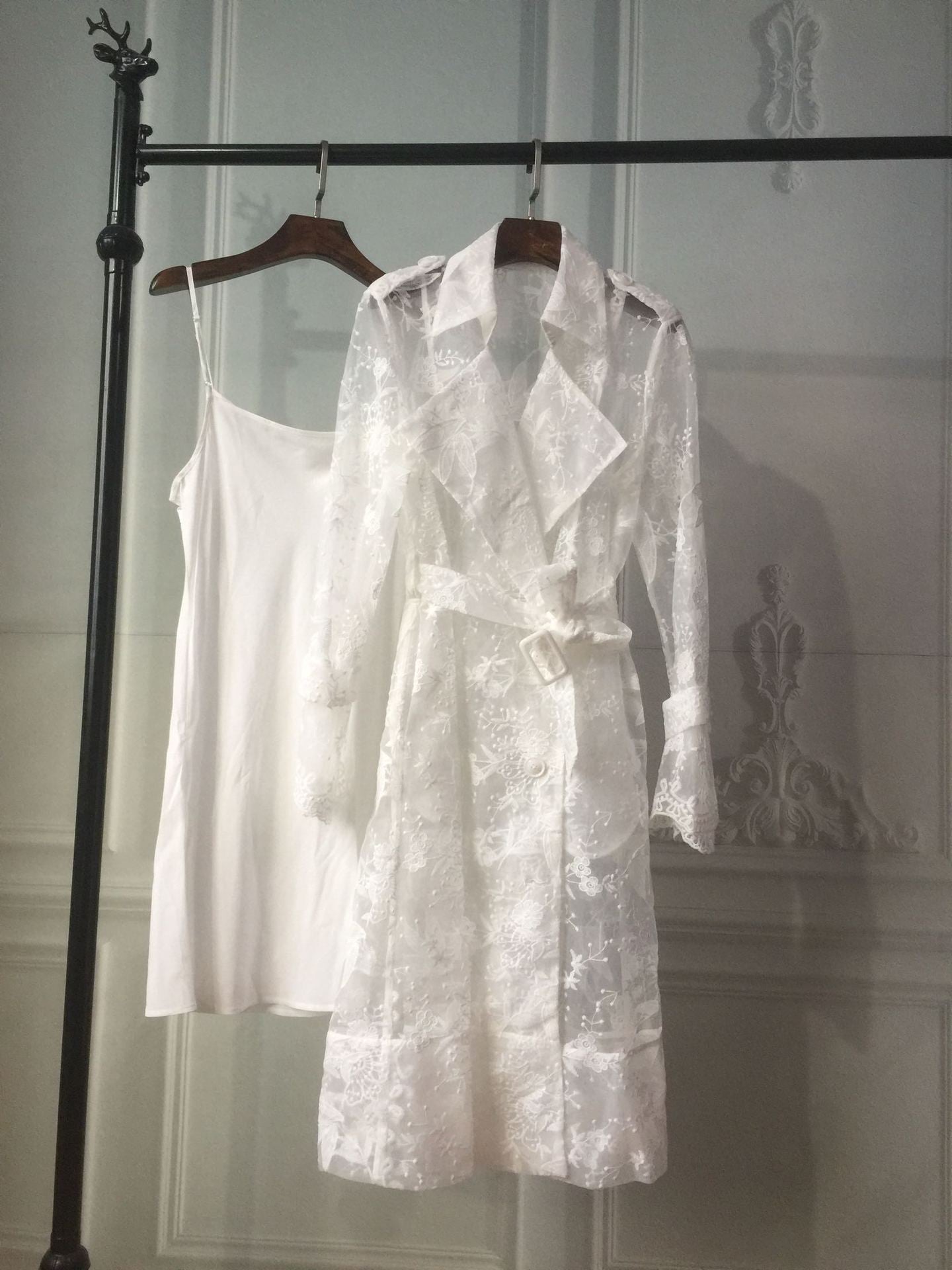 Trench in pizzo Geisha