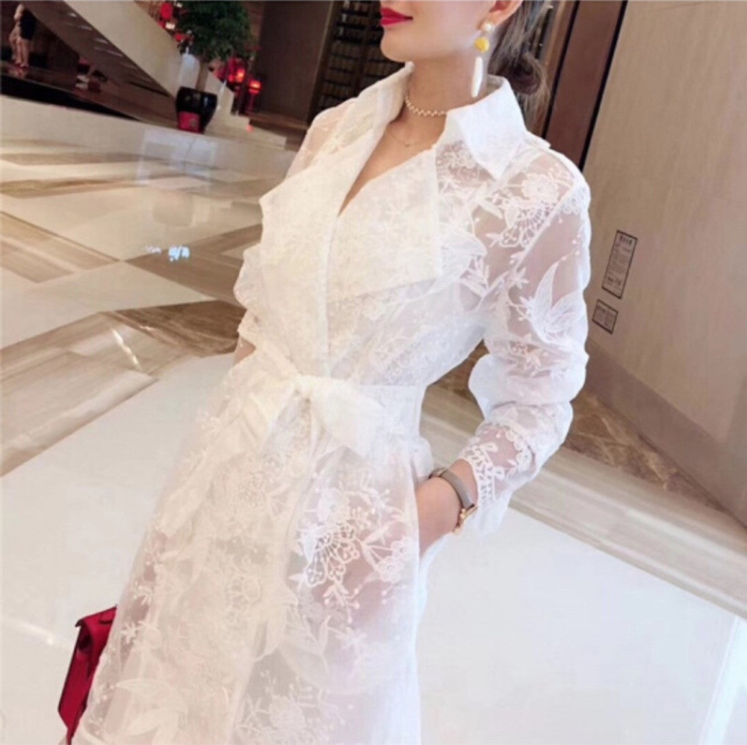 Trench in pizzo Geisha