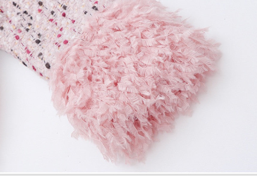 Completo bimba pink tartan plomb