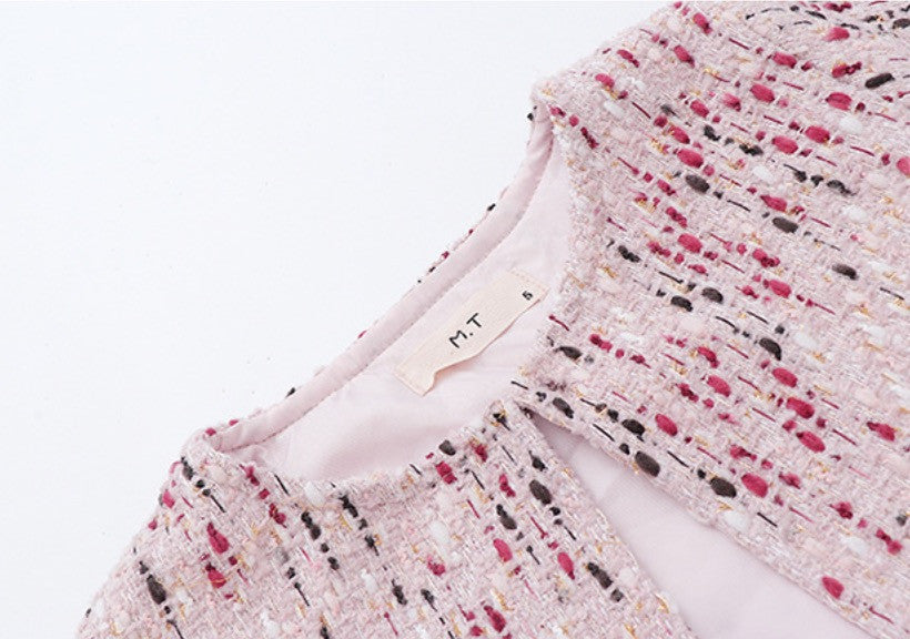 Completo bimba pink tartan plomb