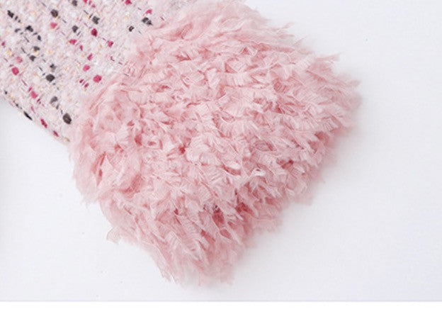 Completo bimba pink tartan plomb