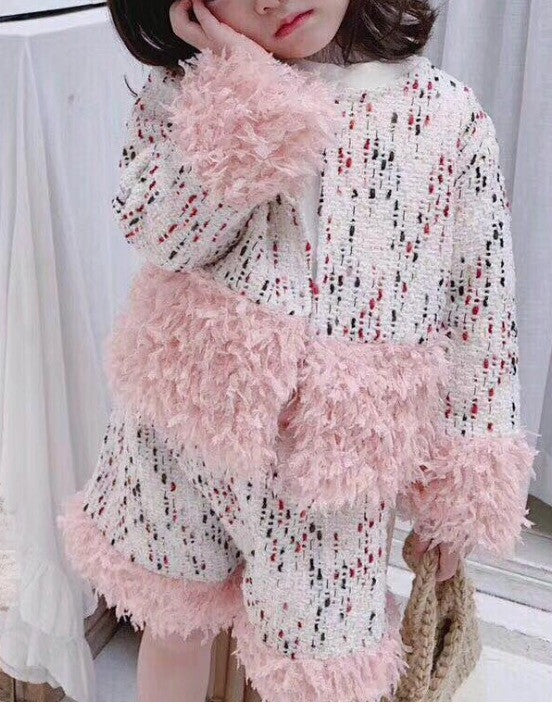 Completo bimba pink tartan plomb