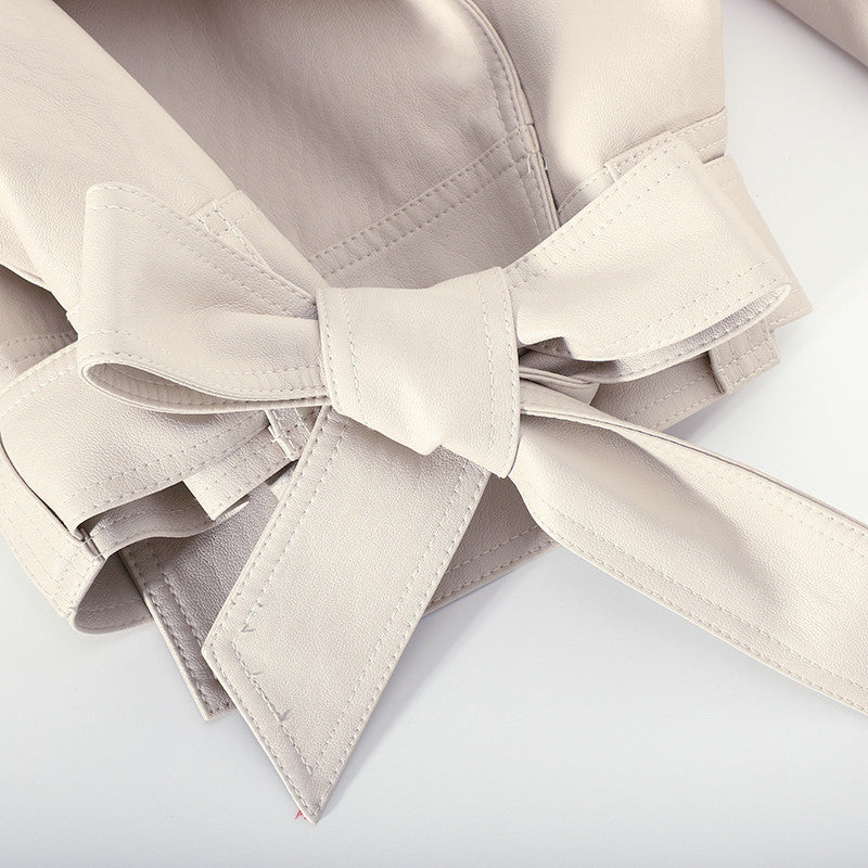 Giubbino ecopelle shortbow